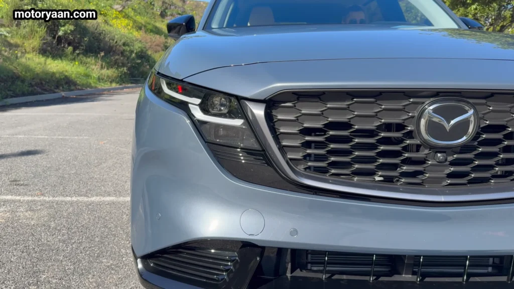 2026 Mazda CX 5 front grille and LED headlights