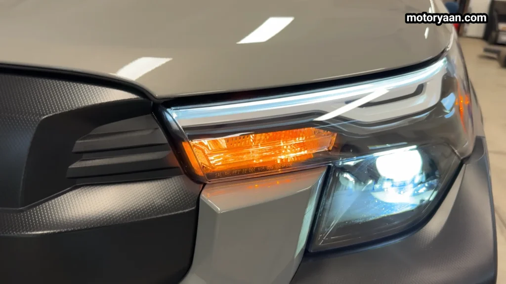 2026 Subaru Forester Wilderness LED headlight and grille detail