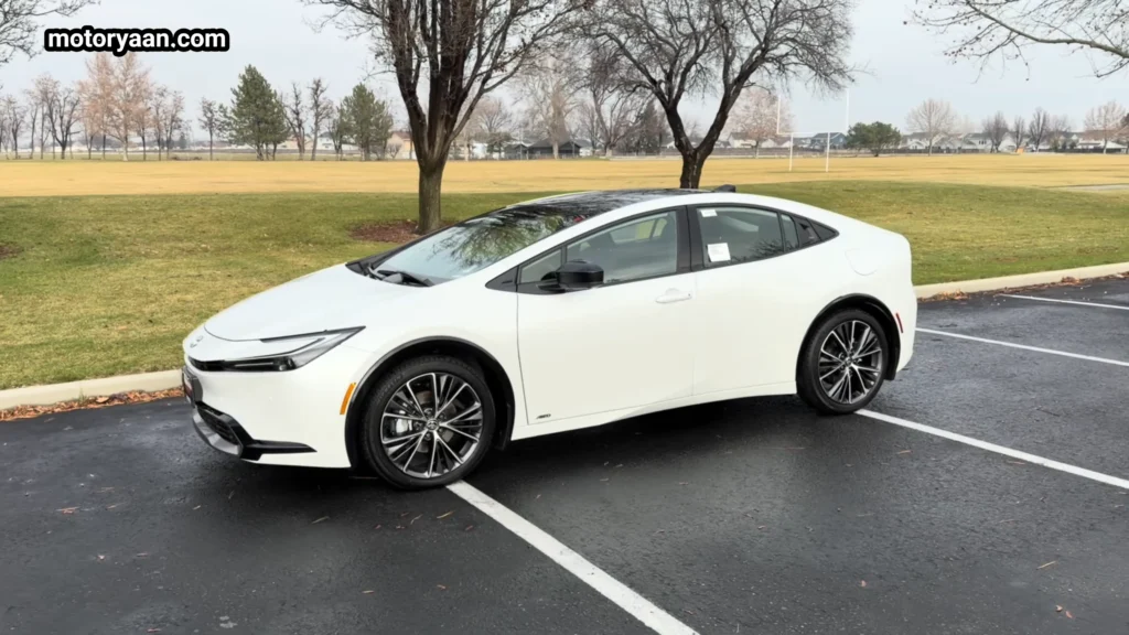 2026 Toyota Prius Limited AWD side profile with coupe-like roofline