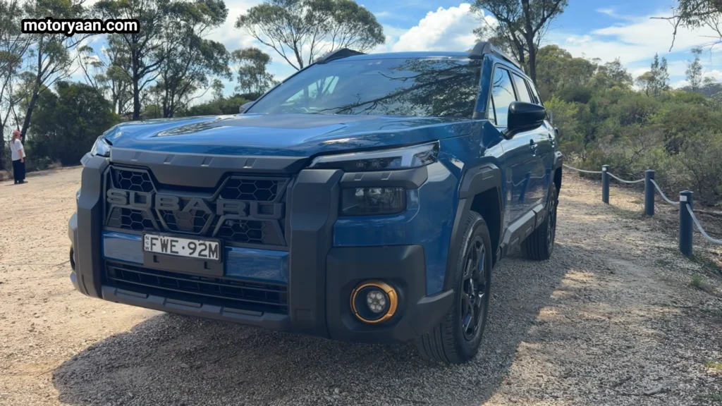 2026 Subaru Outback Wilderness front profile with visible side body lines