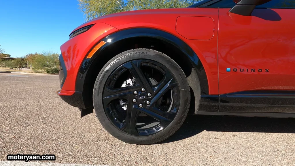 2026 Chevrolet Equinox EV RS 21 inch gloss black alloy wheel