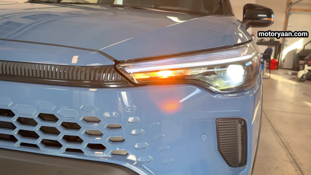 LED headlight detail on 2026 Toyota Corolla Cross Hybrid XSE