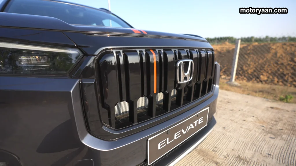 Honda Elevate Adventure Edition front grille detail