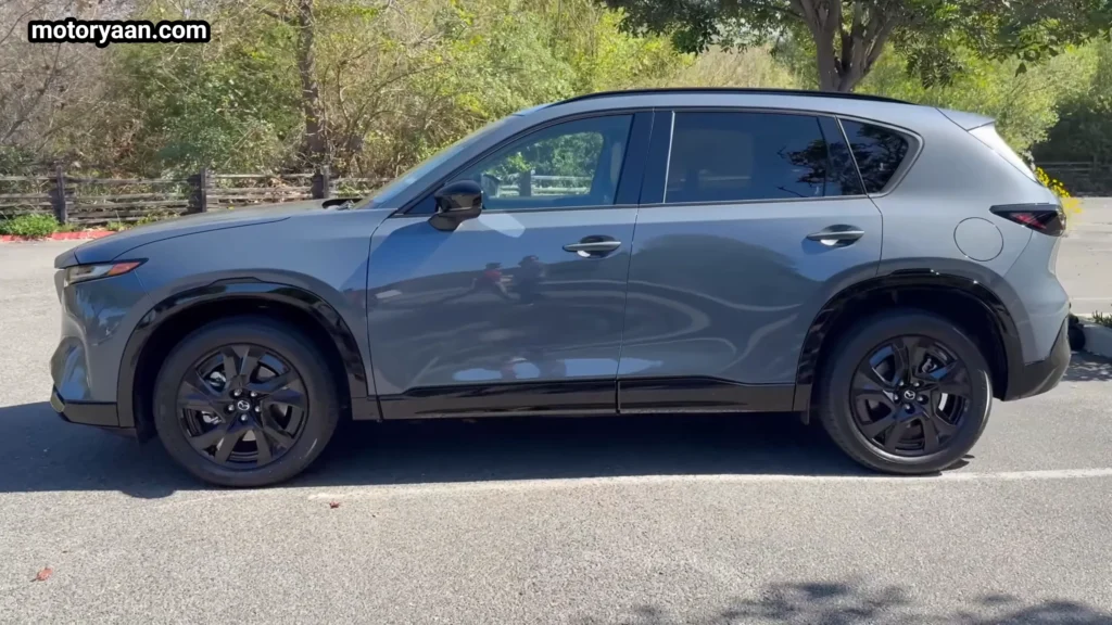 2026 Mazda CX 5 side profile showing clean body lines