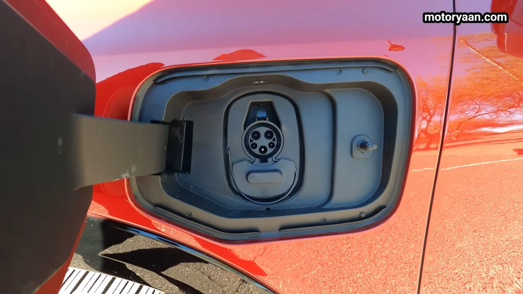 2026 Chevrolet Equinox EV RS front charging port and socket