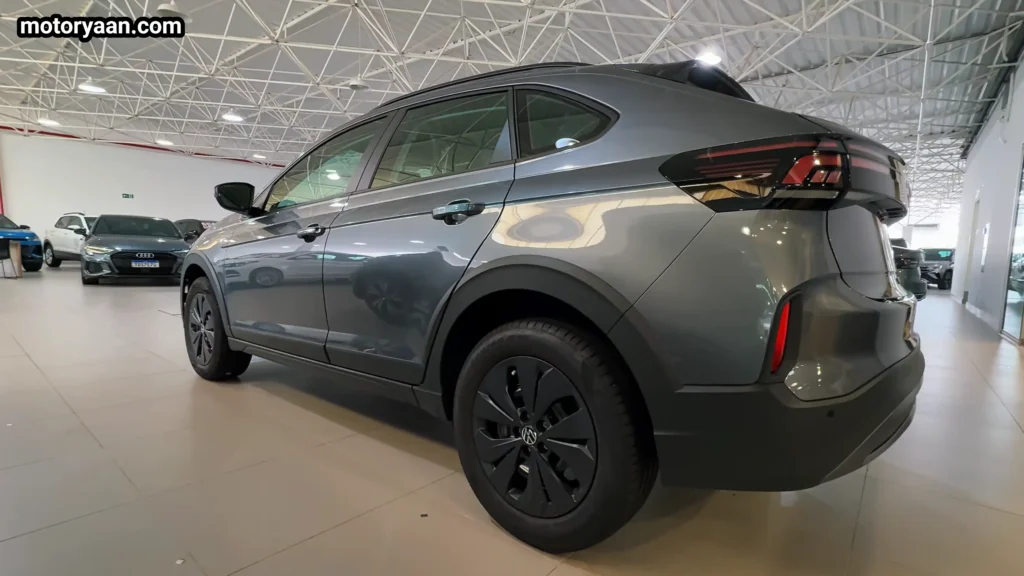 Volkswagen Nivus Sense 2026 side profile with roof rails and rear styling Mahindra XUV 7XO Facelift Review