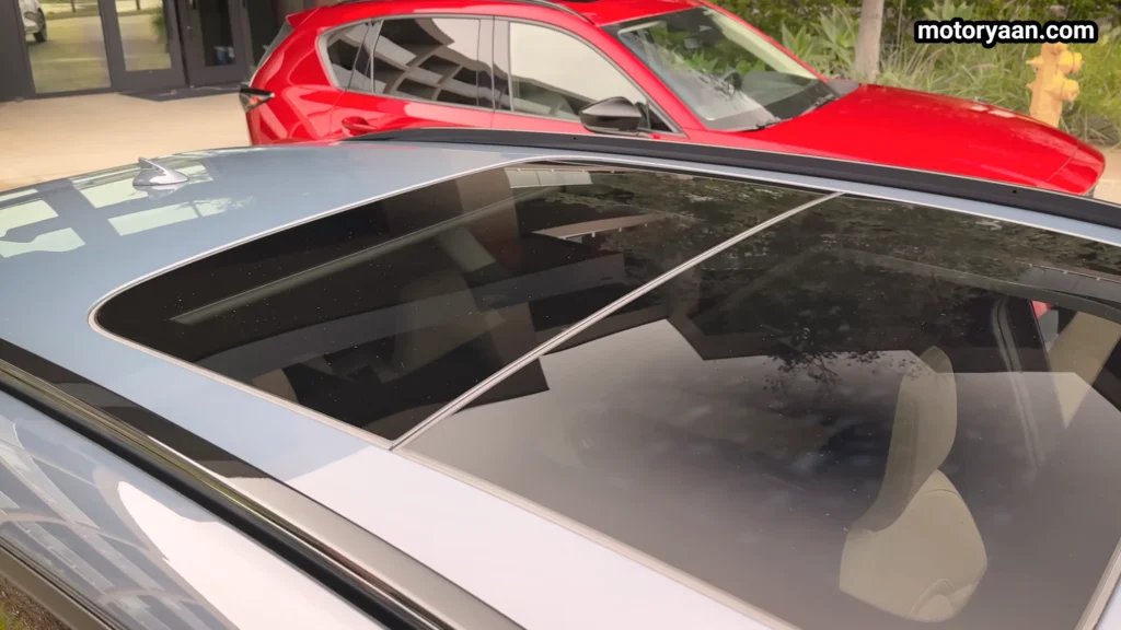 panoramic sunroof on the 2026 Mazda CX 5 roof