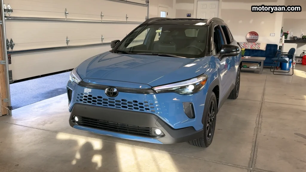 2026 Toyota Corolla Cross Hybrid XSE dynamic front angle