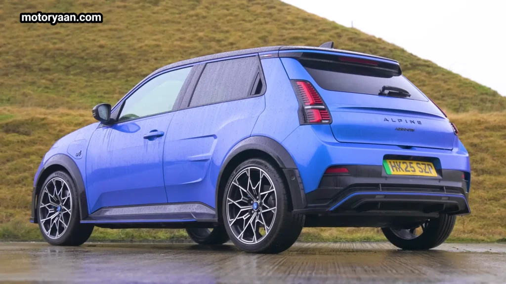 Alpine A290 side and rear profile