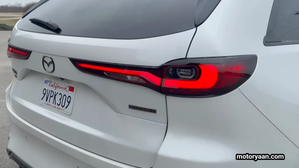 2026 Mazda CX 70 LED tail lamp close up