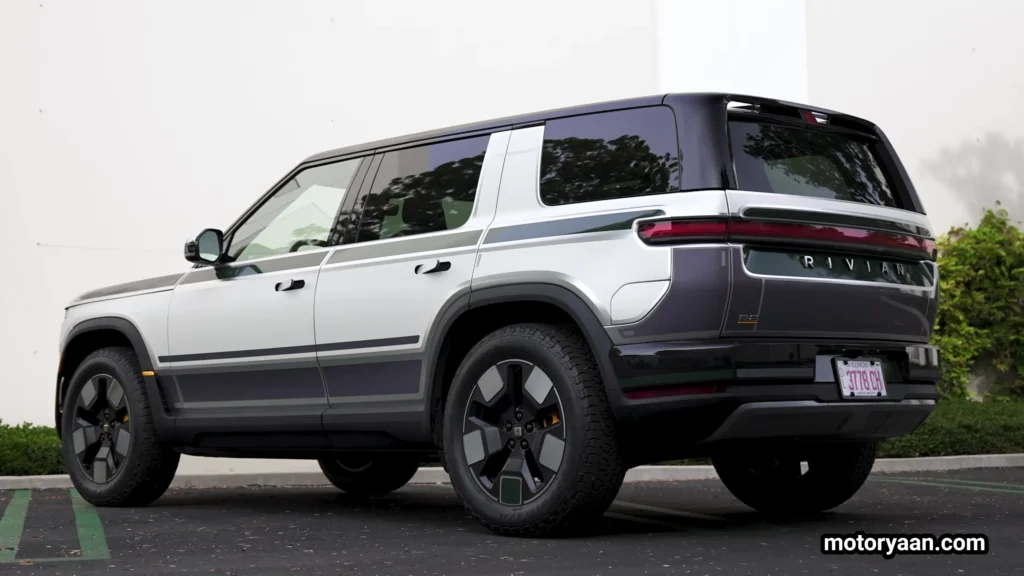 2026 Rivian R2 side and rear three quarter profile