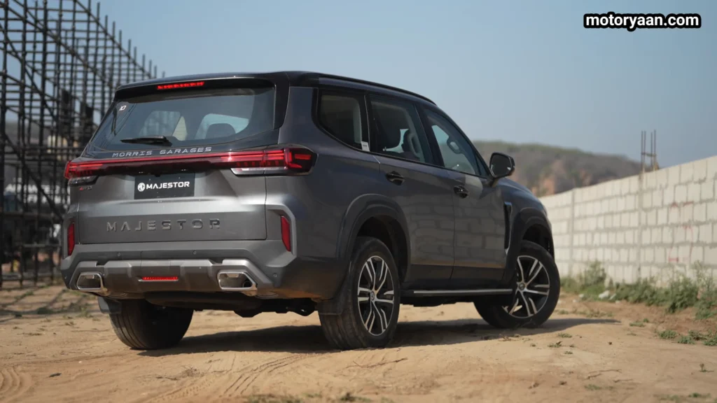 MG Majestor side and rear three quarter profile