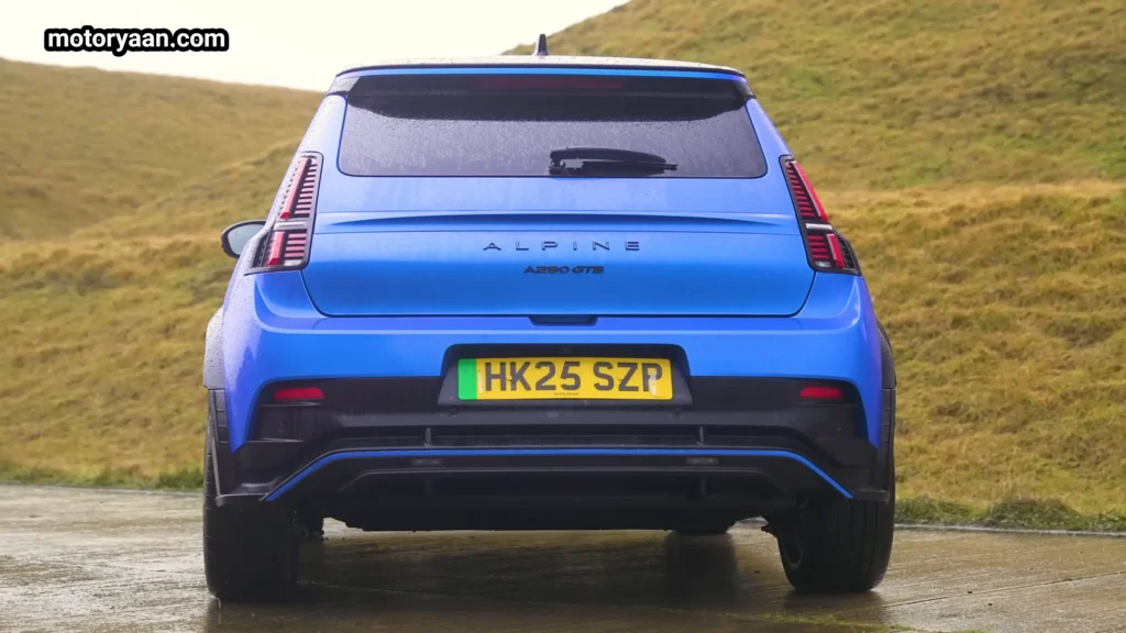 Alpine A290 rear view