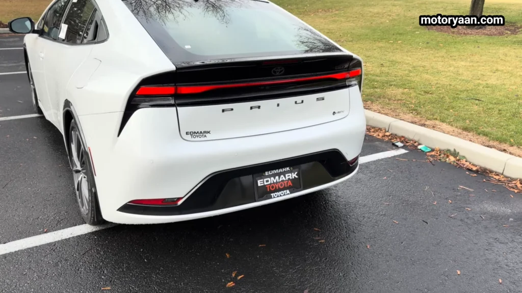 2026 Toyota Prius Limited AWD rear design and LED tail lights