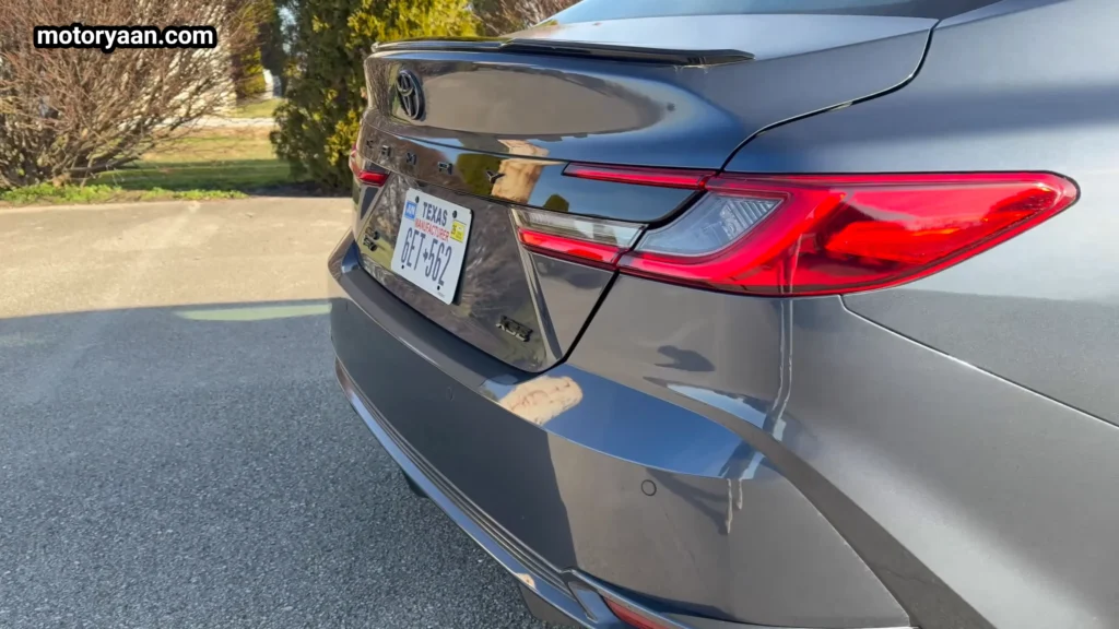 2026 Toyota Camry Hybrid LED tail light close up