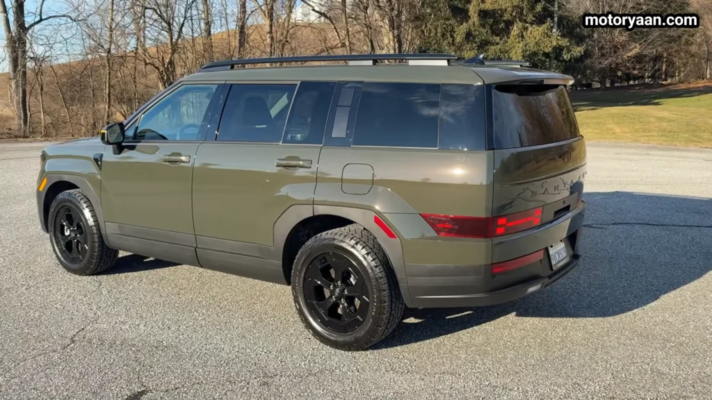 2026 Hyundai Santa Fe XRT side and rear quarter profile