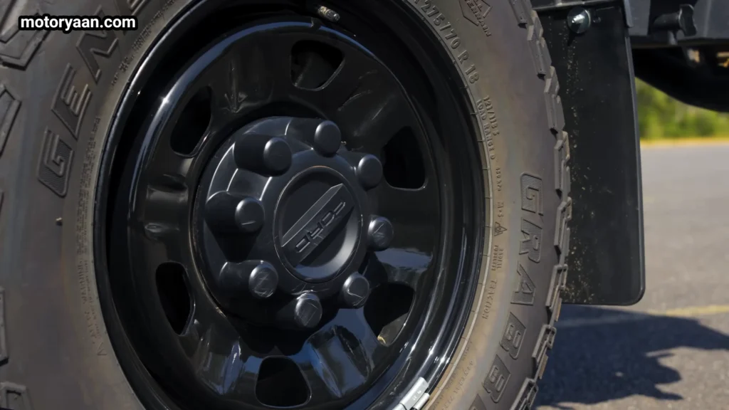 2026 Ford Ranger Super Duty alloy wheel with heavy duty tire