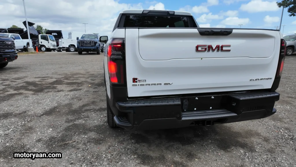 2026 GMC Sierra EV Elevation rear profile