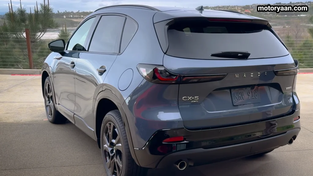 rear three quarter view of the 2026 Mazda CX 5