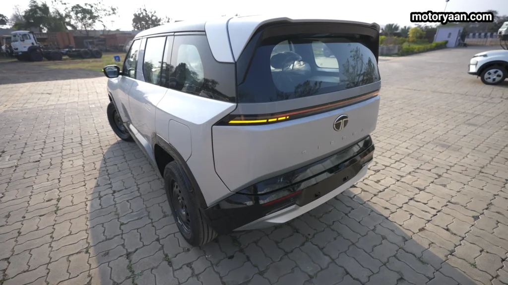 Rear and Side Profile of the Sierra
