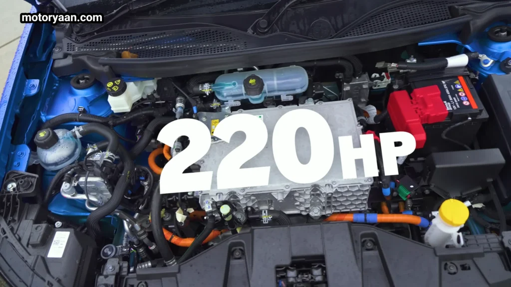 Alpine A290 electric motor bay