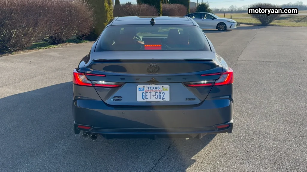 2026 Toyota Camry Hybrid rear profile