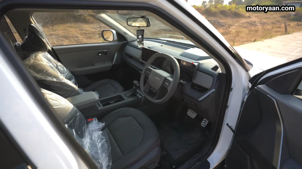 Front interior of 2026 Kia Seltos HTK Optional Diesel Automatic with dashboard and infotainment