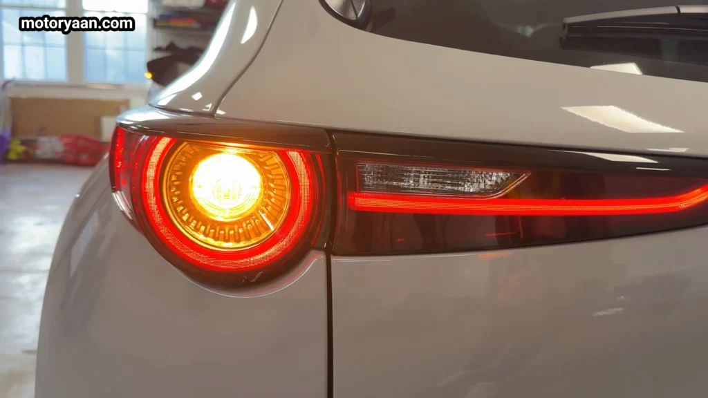 Close up of LED tail light on the 2026 Mazda CX30 Air Edition