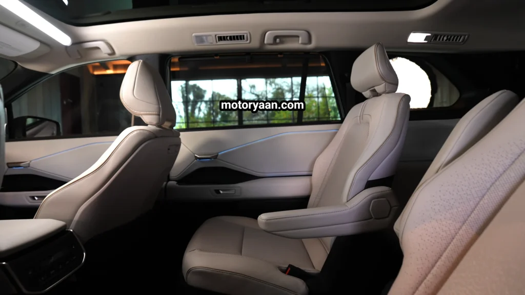 2027 Toyota Highlander EV Second Row Interior