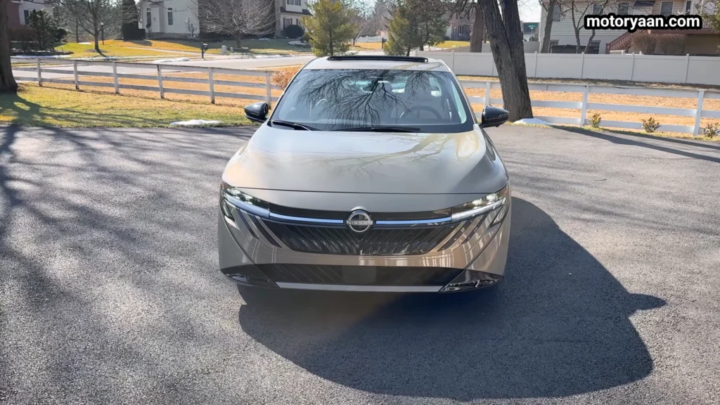 2026 Nissan Sentra SL front profile LED headlights and V motion grille
