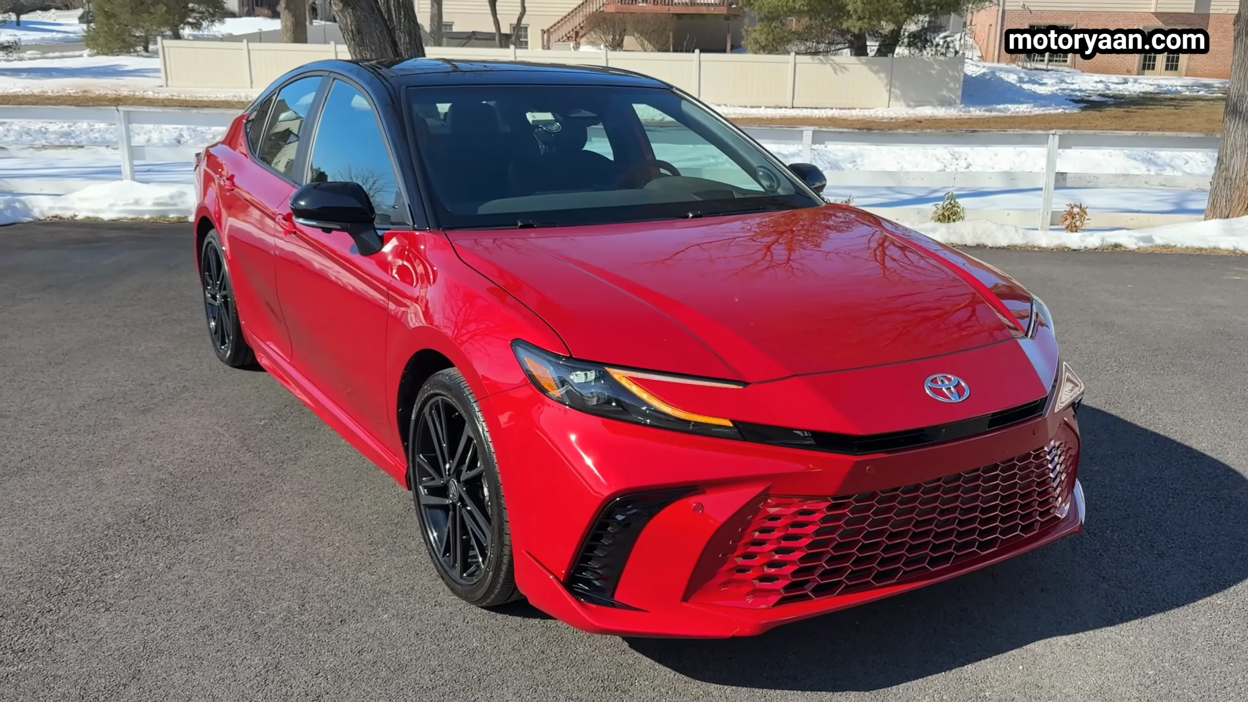 2026 Toyota Camry XSE AWD Front Three Quarter and Side Profile