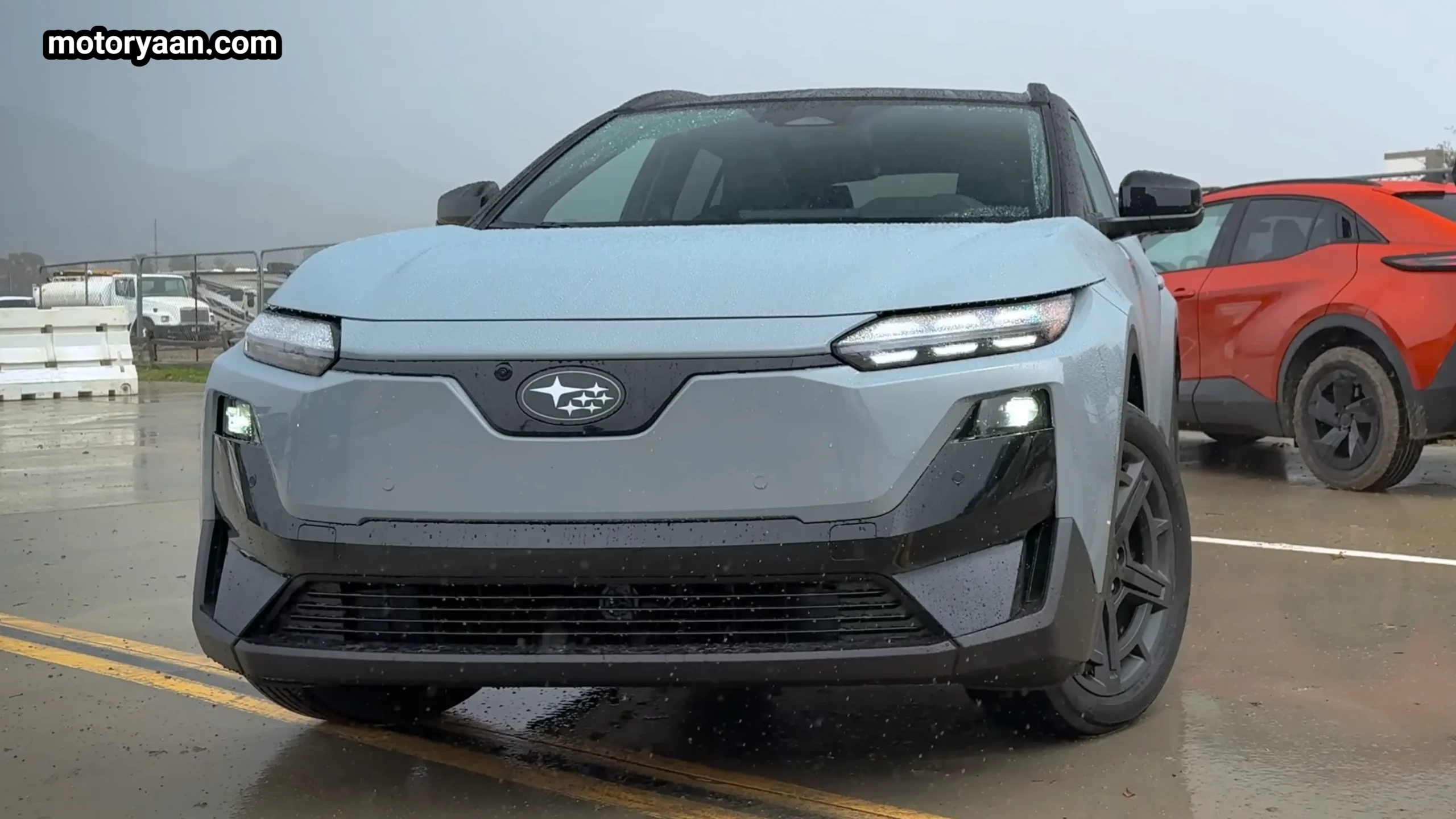 2026 Subaru Uncharted front three quarter profile electric SUV design