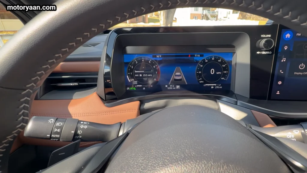 2026 Subaru Outback digital instrument cluster display