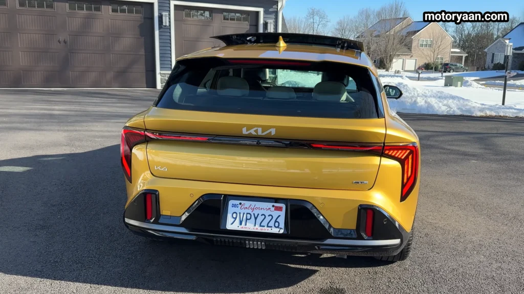 Complete Rear Profile of the 2026 Kia K4 GT Line