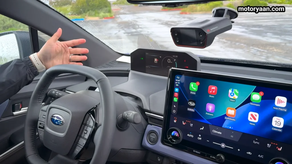 2026 Subaru Trail Seeker steering wheel and driver controls