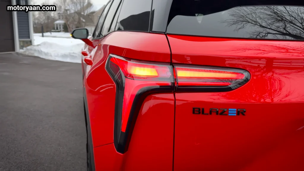 2026 Chevrolet Blazer EV SS LED tail light close up design