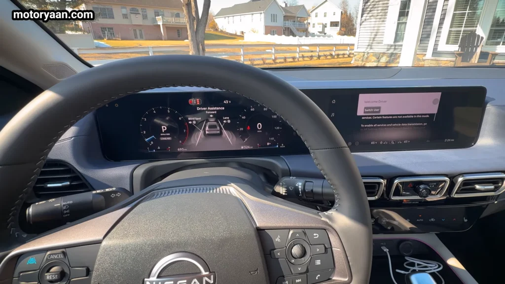 2026 Nissan Sentra SL digital instrument cluster infotainment dual screens