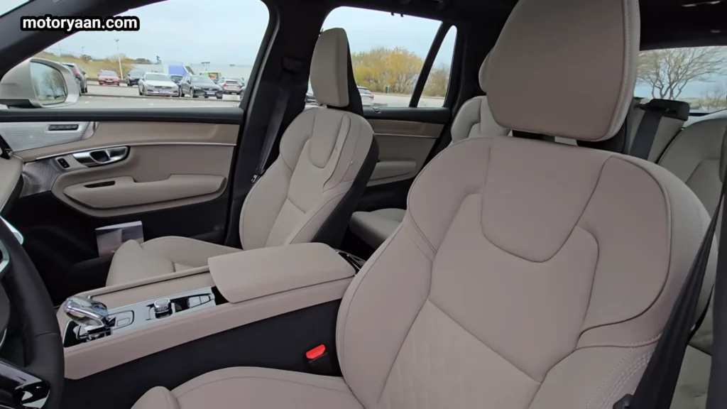 2026 Volvo XC90 Front Seats Comfort Design