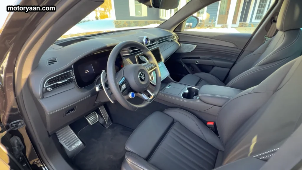 2026 Maserati Grecale Trofeo dashboard with digital instrument cluster and infotainment screen