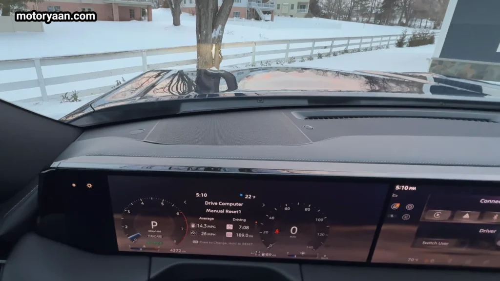 2026 Nissan Armada Pro 4X digital instrument cluster display