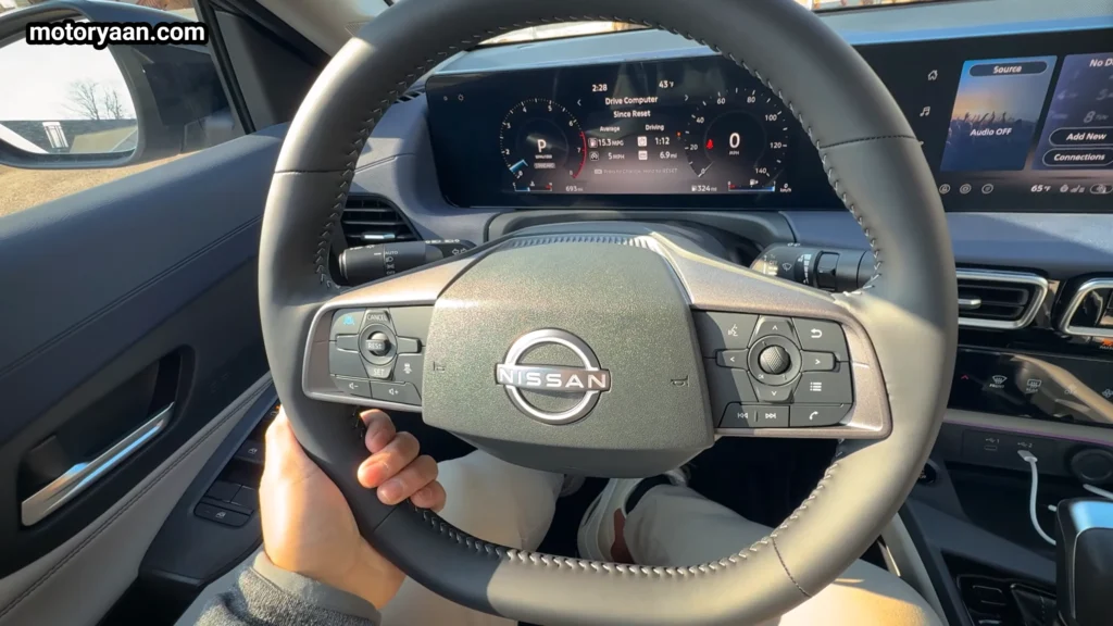 2026 Nissan Sentra SL steering wheel controls multifunction buttons