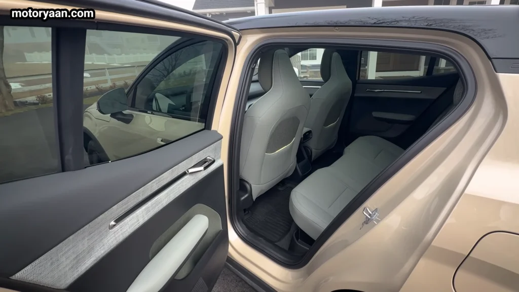2026 Volvo EX30 Cross Country front and rear seats cabin space