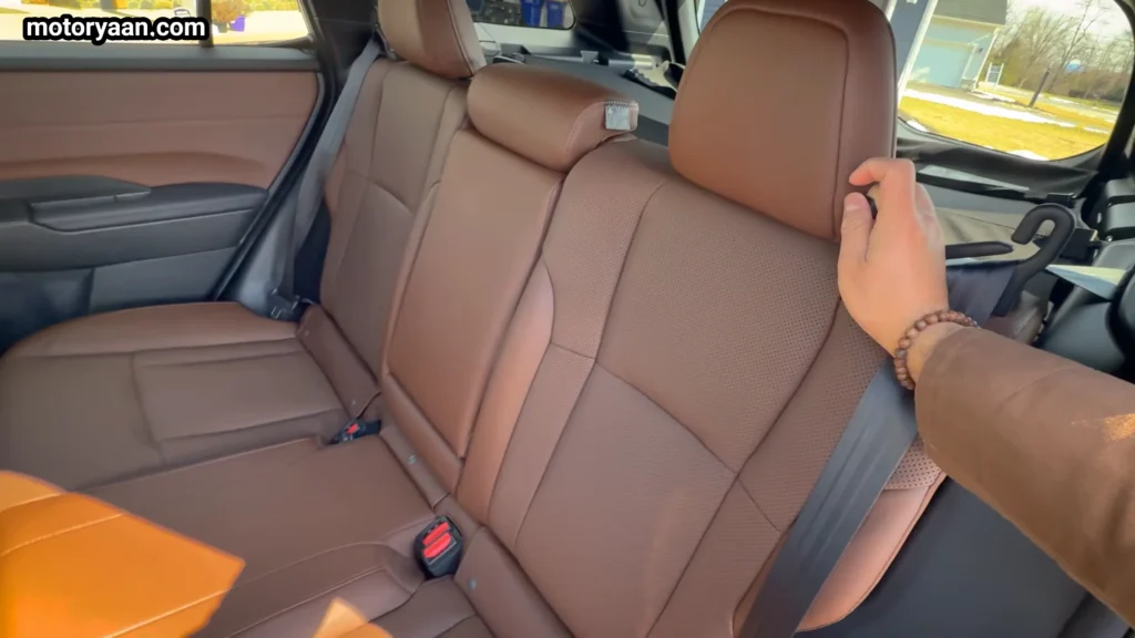 2026 Subaru Outback rear seats legroom and comfort view