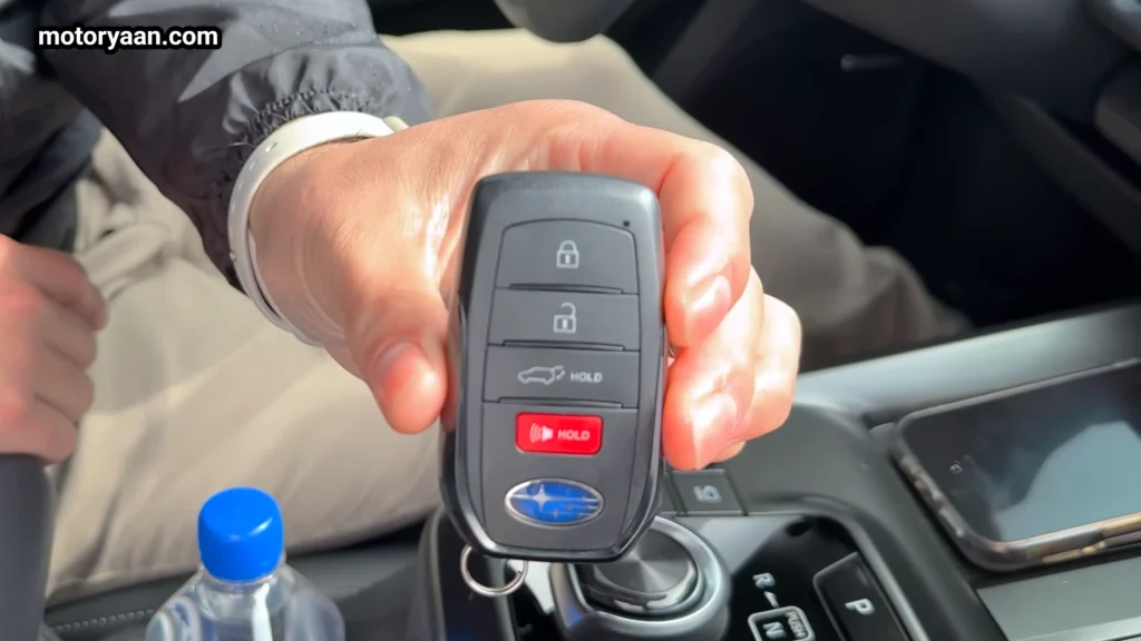 2026 Subaru Uncharted key fob smart key design
