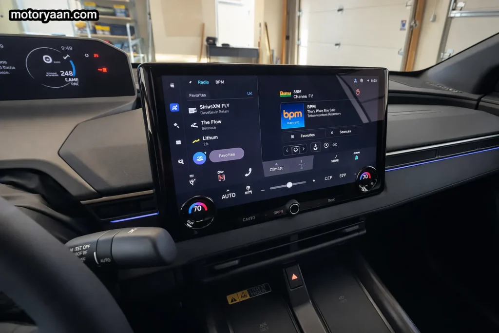 2026 Toyota bZ XLE Plus 14 inch infotainment touchscreen