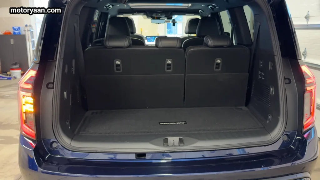 2026 Nissan Armada Pro 4X cargo area and boot space