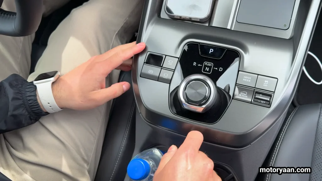 2026 Subaru Uncharted center console rotary gear selector