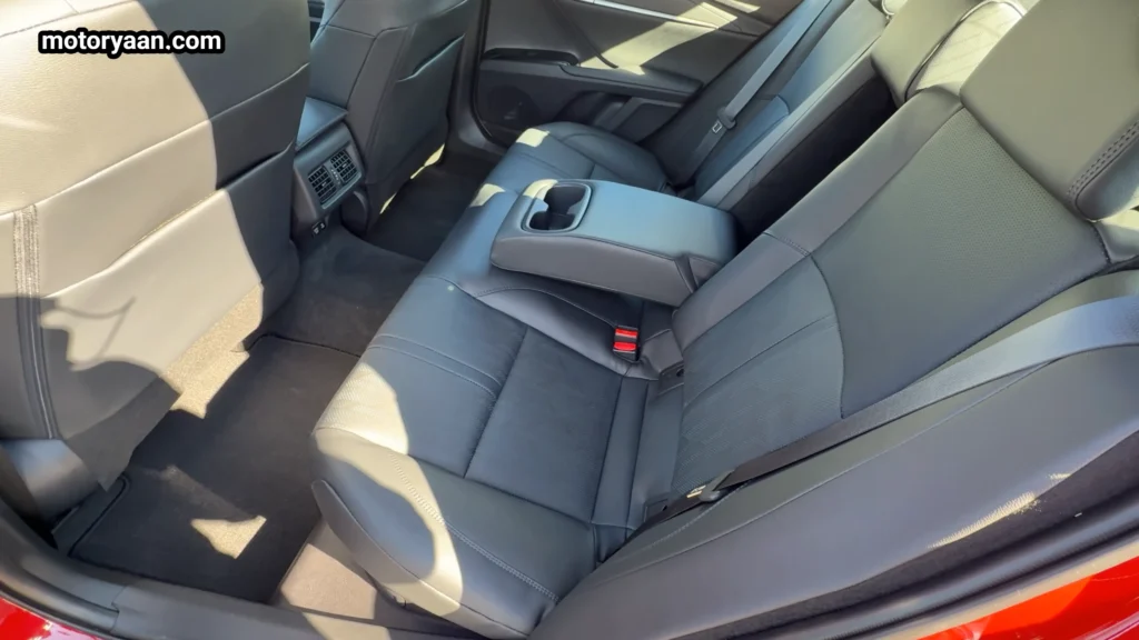 2026 Toyota Camry XSE AWD Rear Seat Cabin Space