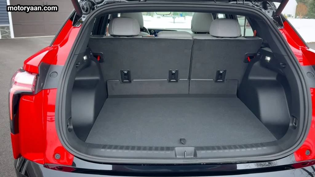 2026 Chevrolet Blazer EV SS cargo area and rear boot space