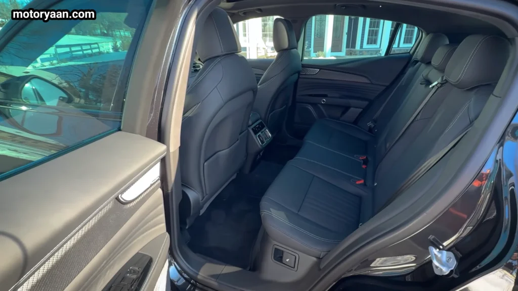 2026 Maserati Grecale Trofeo rear seat interior with leather upholstery